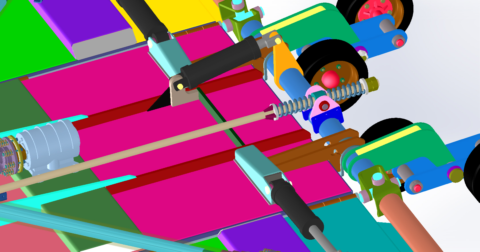 折叠式牵引割灌机