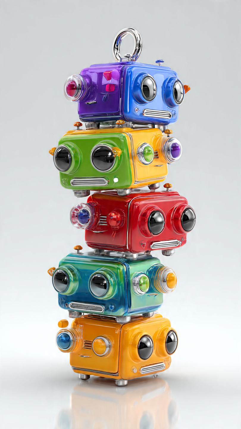 彩色堆叠机器人