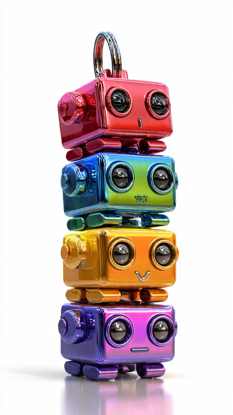 彩色堆叠机器人