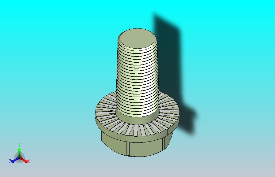 锥螺纹法兰螺栓