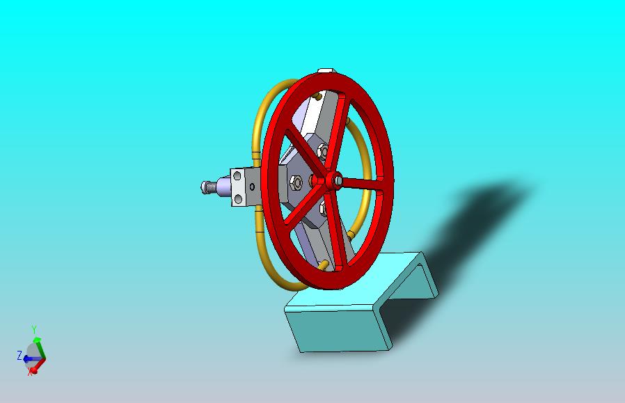 三缸摆动式蒸汽机