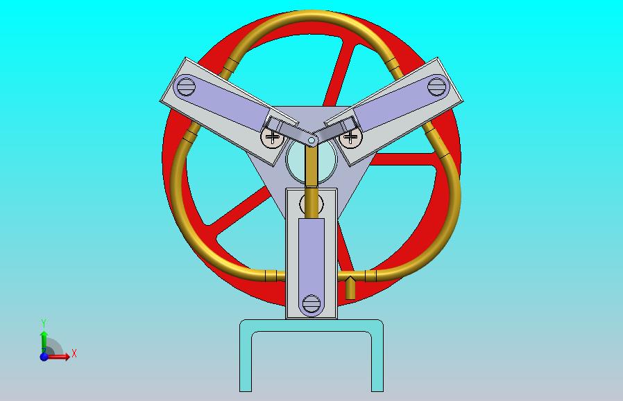 三缸摆动式蒸汽机