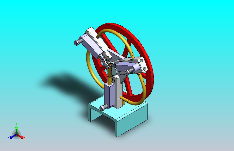 三缸摆动式蒸汽机