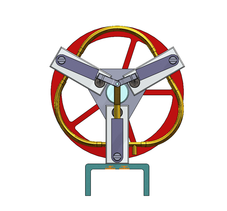 三缸摆动式蒸汽机
