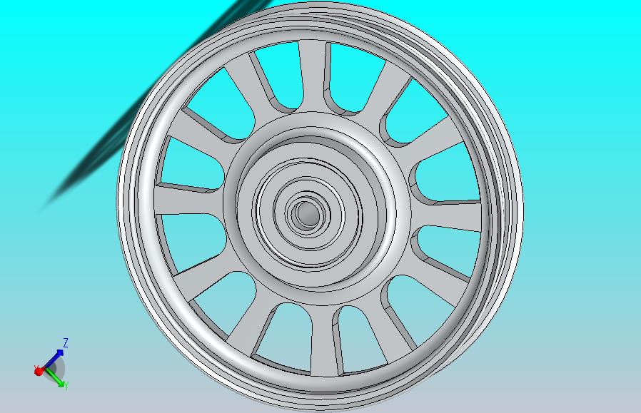 雅马哈 FZ-250 自行车轮圈