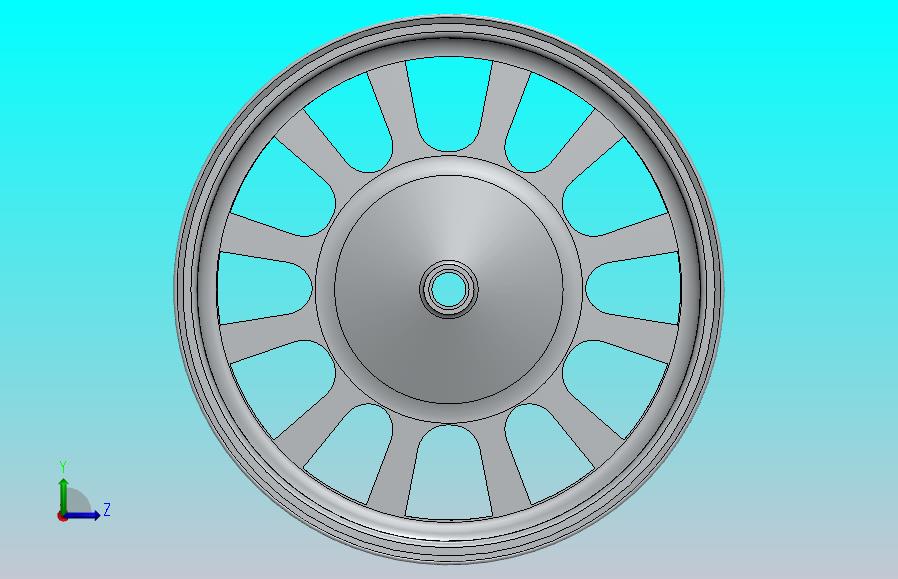 雅马哈 FZ-250 自行车轮圈