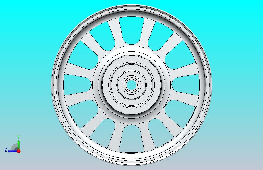 雅马哈 FZ-250 自行车轮圈