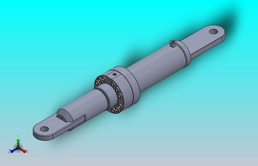 双作用液压缸（重型）（带氟橡胶密封）140x80x400 毫米