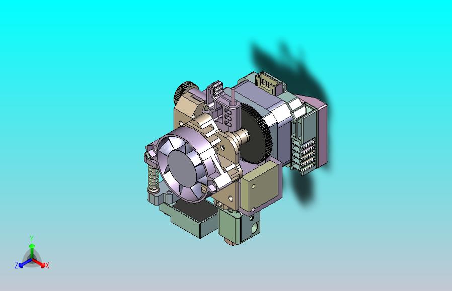 3D 打印机挤出机构