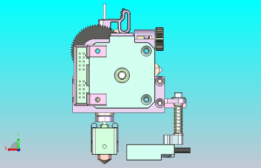 3D 打印机挤出机构