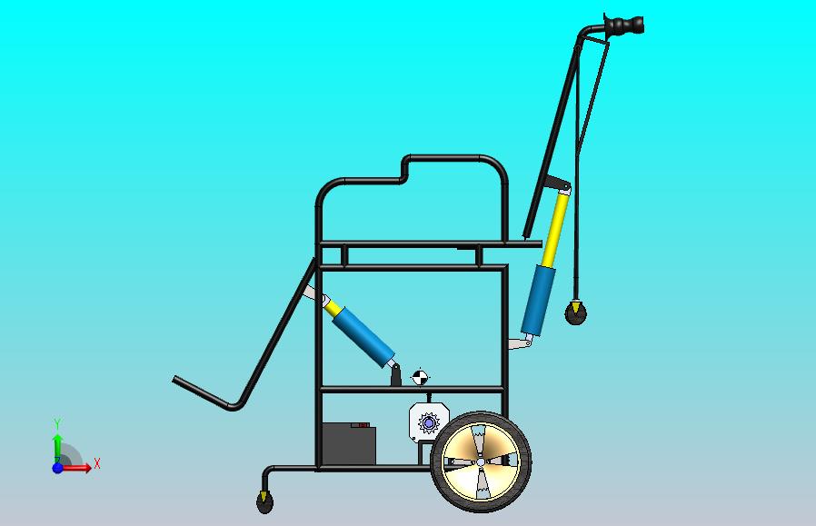 残疾人自主担架暨轮椅