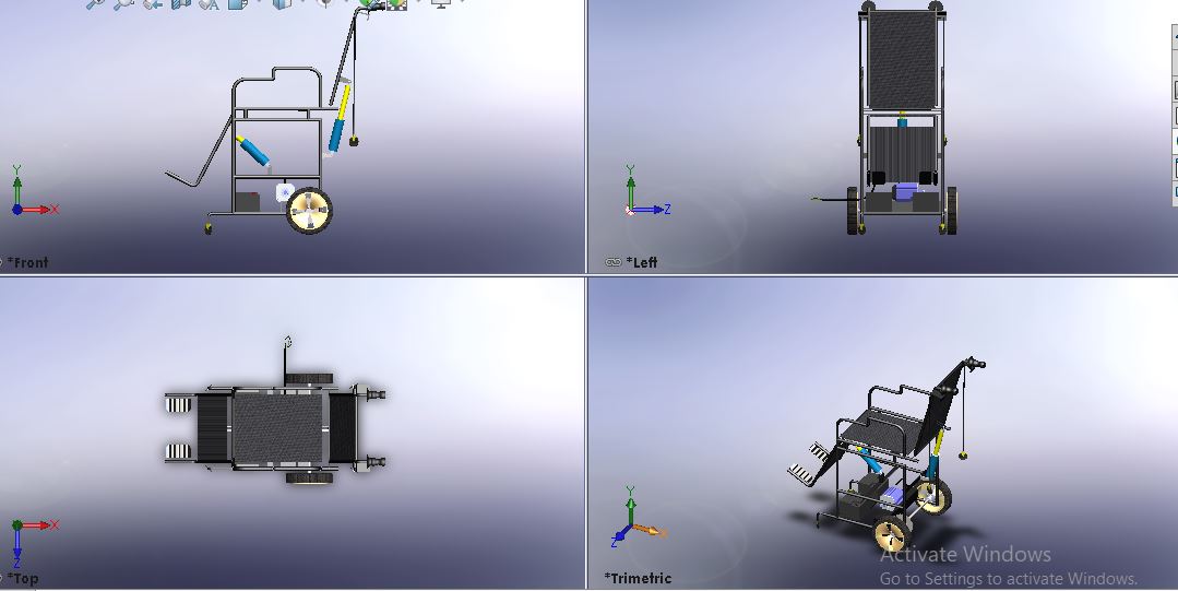 残疾人自主担架暨轮椅