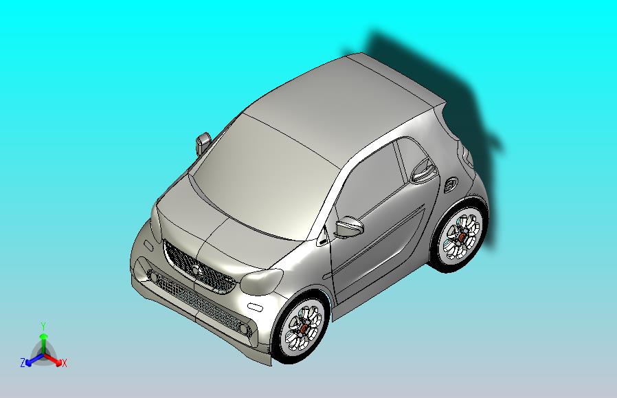 奔驰smart汽车模型