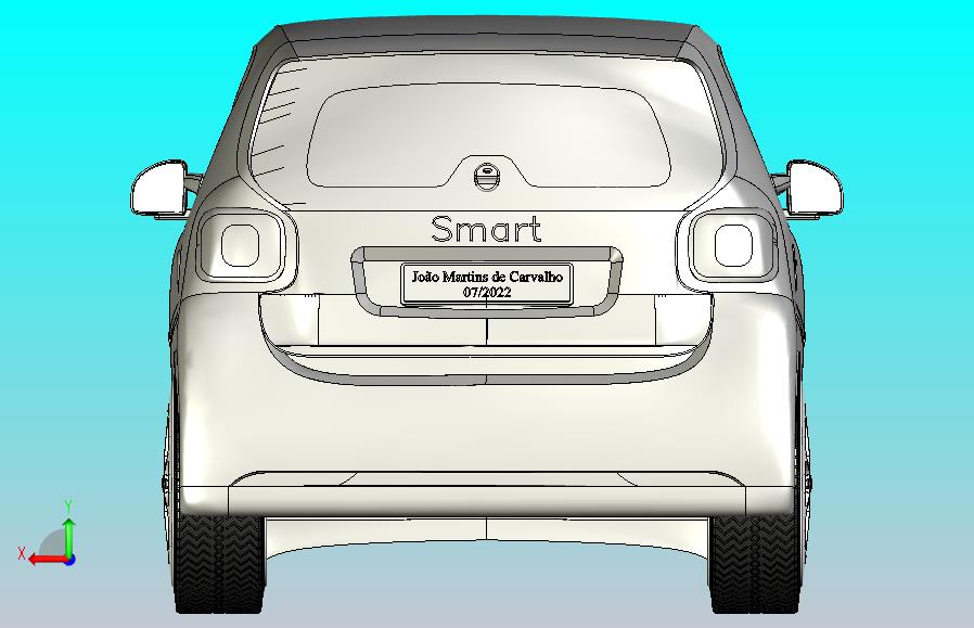奔驰smart汽车模型