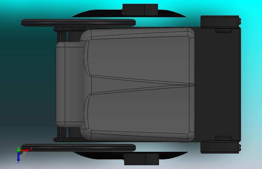 新式轮椅三维模型
