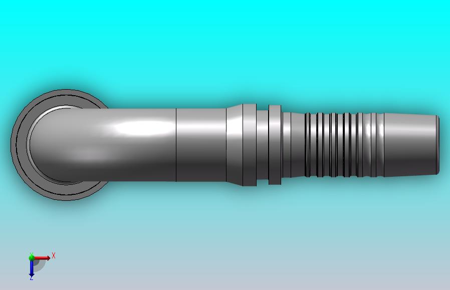 扣压式软管接头 