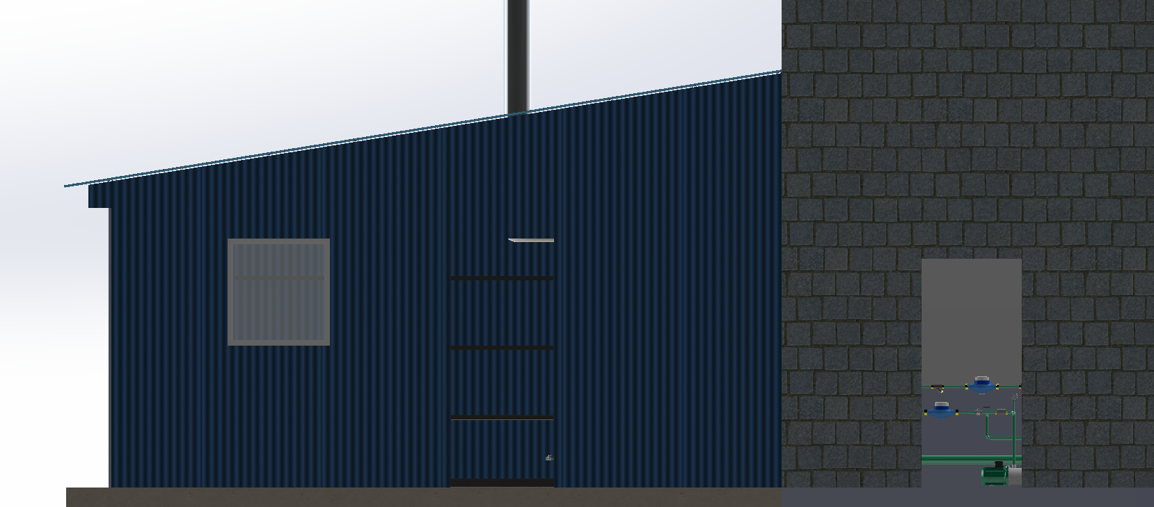 200kWt固体燃料锅炉