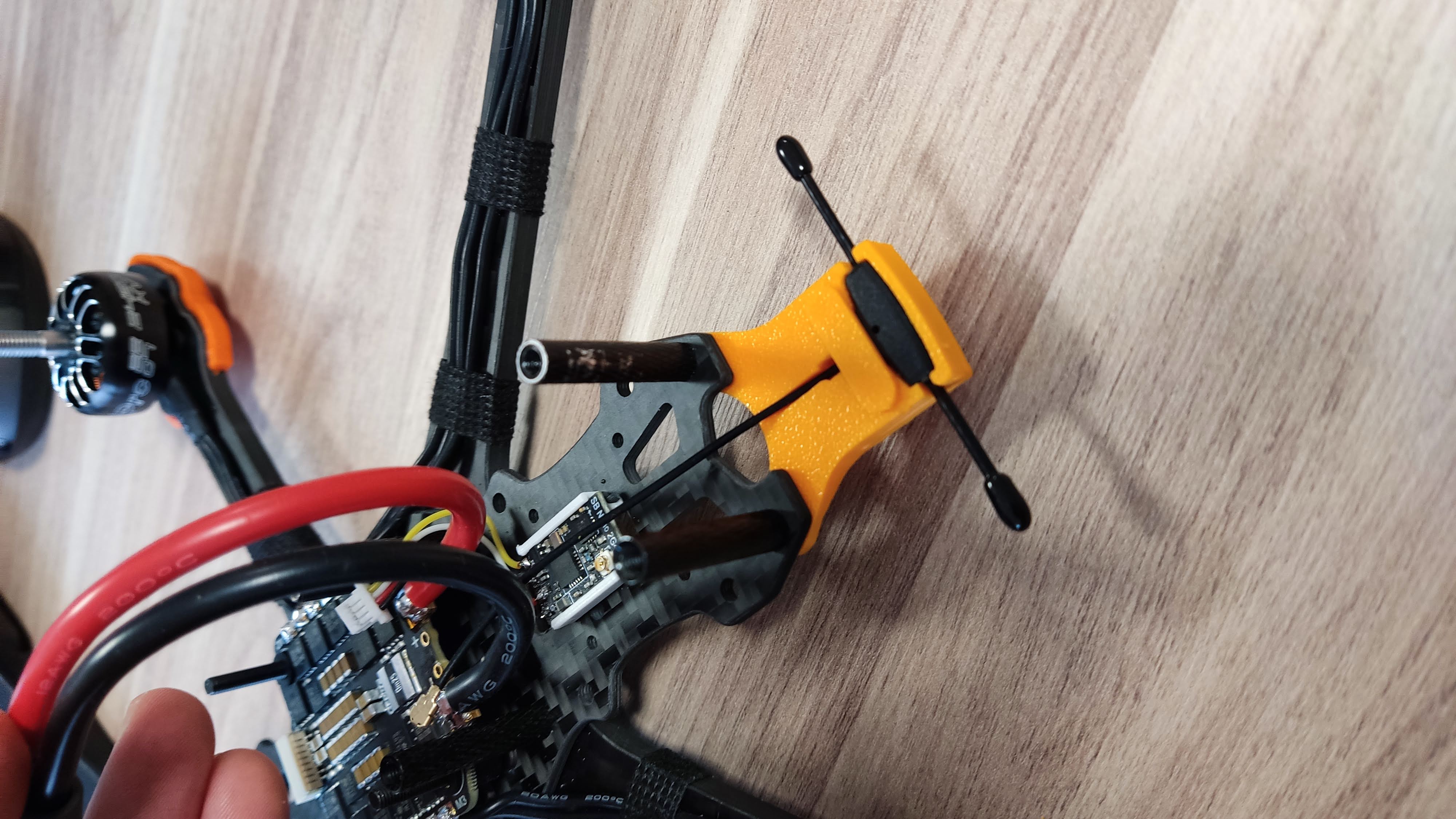 大疆O3物理安装座，RX天线，XT60接头