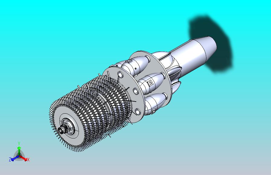 特斯拉涡轮喷气发动机概念设计