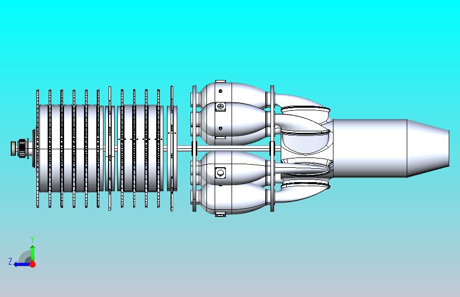 特斯拉涡轮喷气发动机概念设计