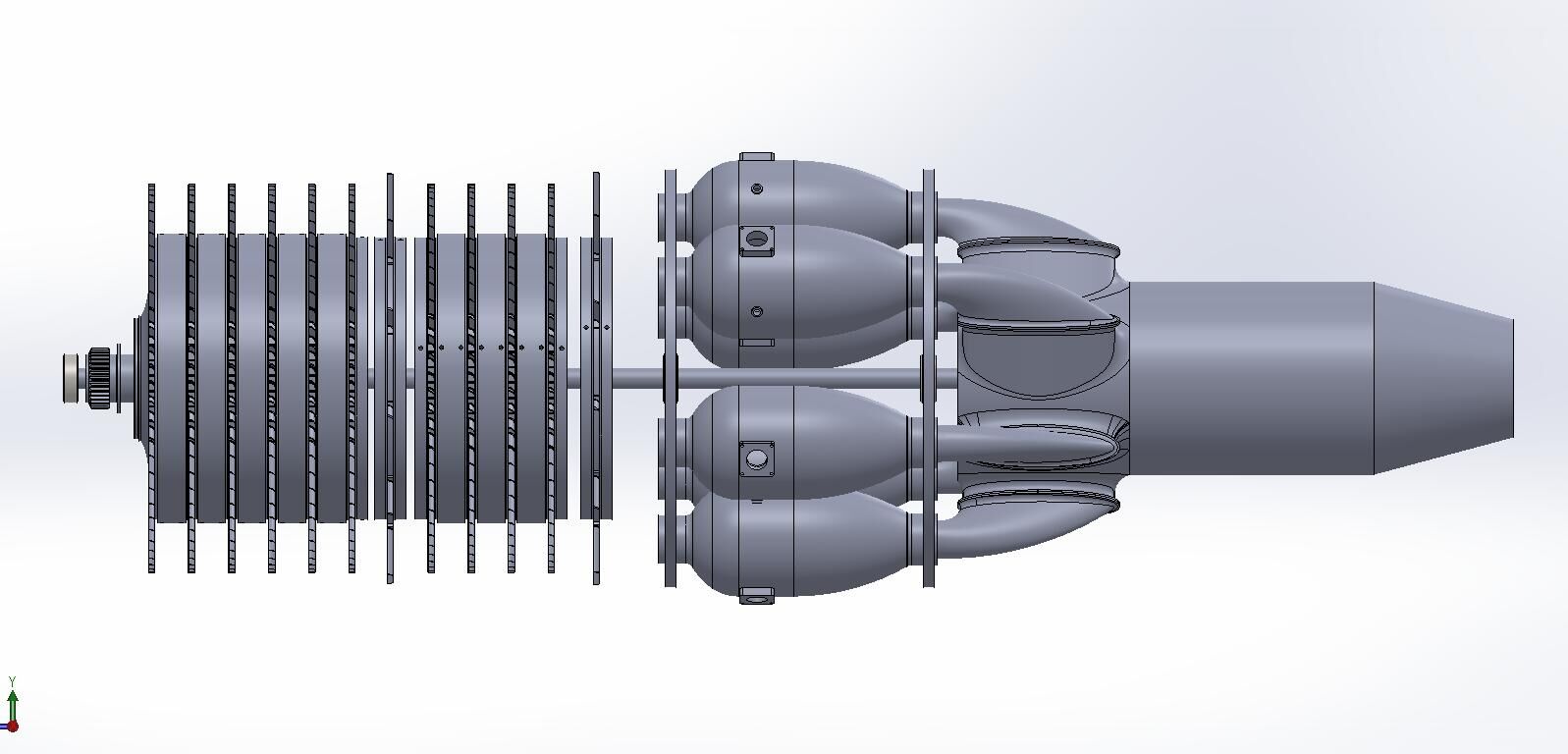 特斯拉涡轮喷气发动机概念设计