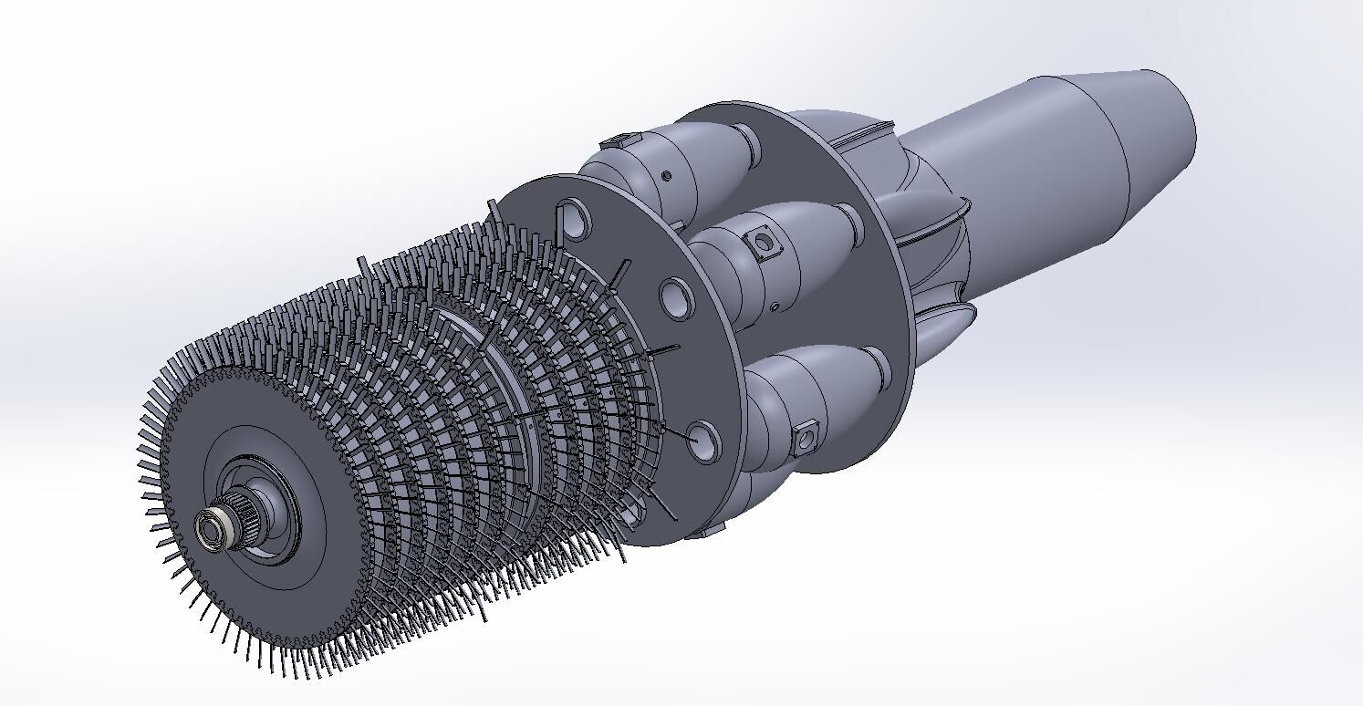特斯拉涡轮喷气发动机概念设计