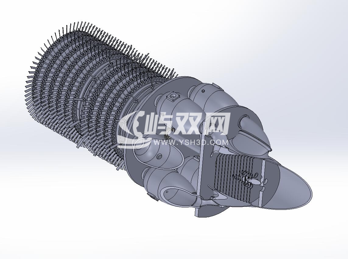 特斯拉涡轮喷气发动机概念设计