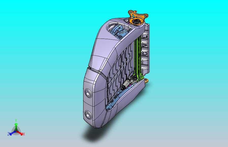 汽车座椅靠背模型 