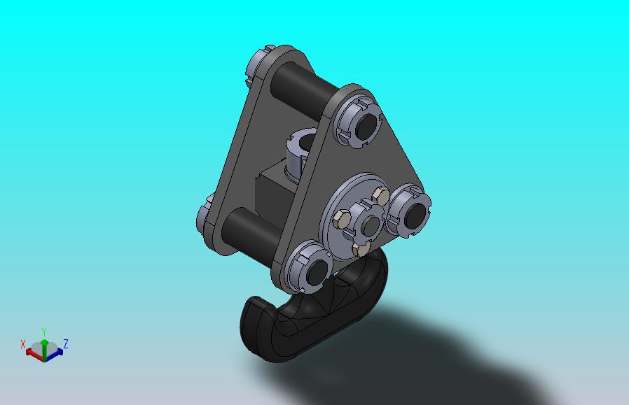 起重机吊钩三维模型