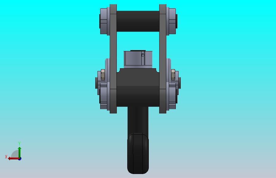 起重机吊钩三维模型