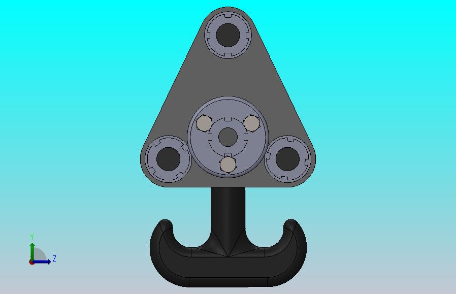 起重机吊钩三维模型