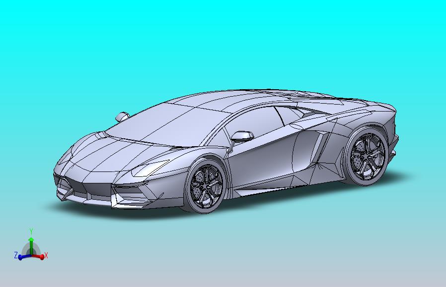 兰博基尼 aventador