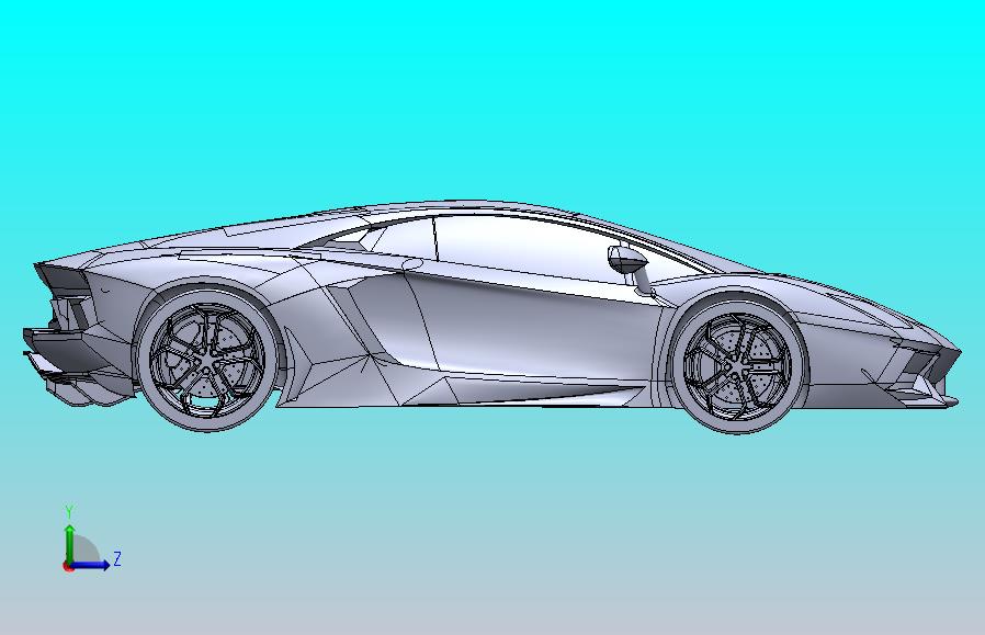 兰博基尼 aventador