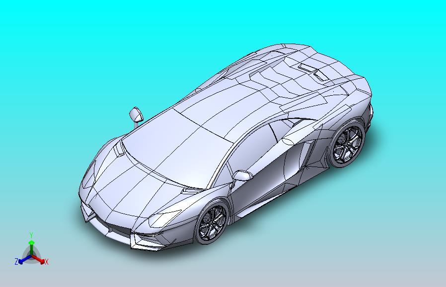 兰博基尼 aventador