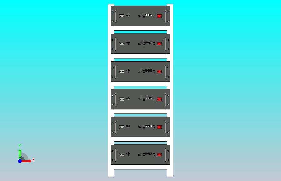 上柜机箱置物架