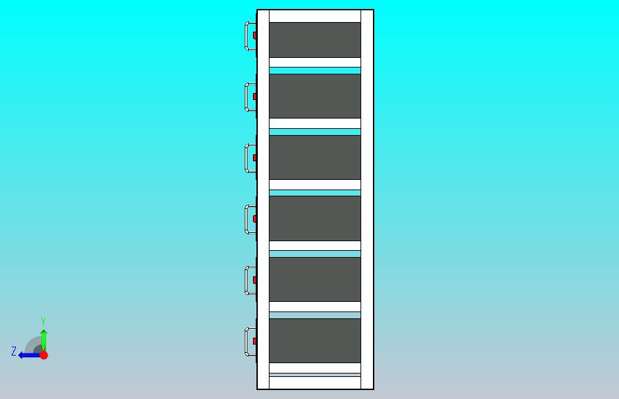 上柜机箱置物架