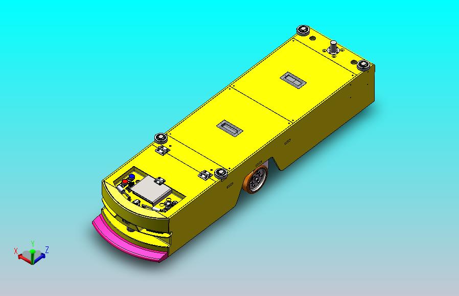 单向潜伏牵引AGV