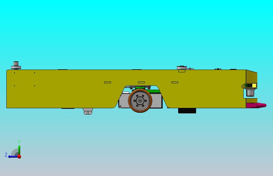 单向潜伏牵引AGV