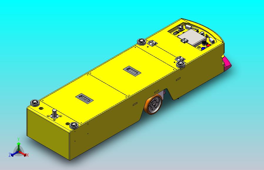 单向潜伏牵引AGV