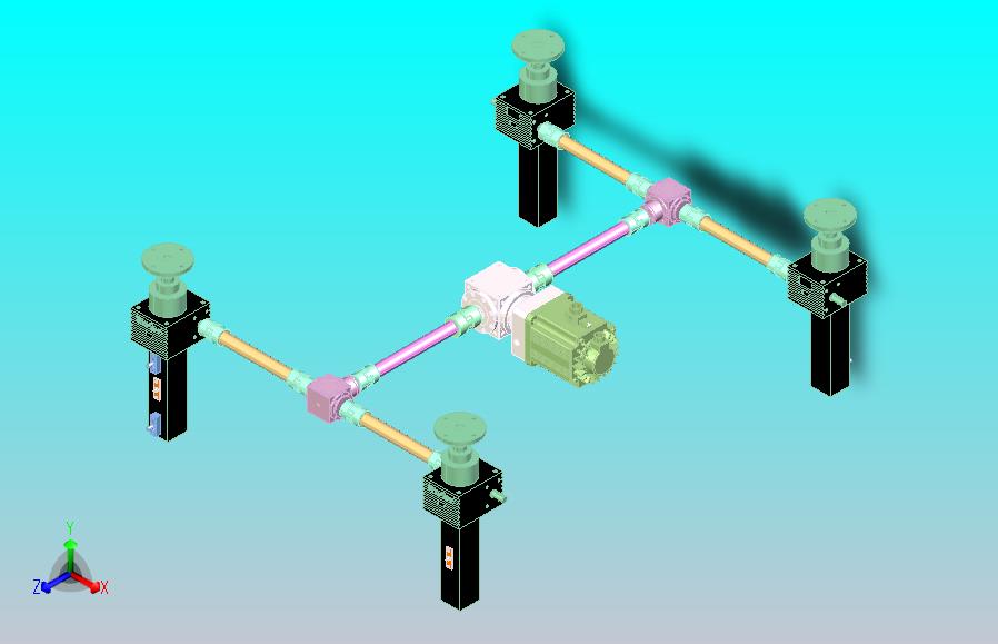 四柱同步顶升机