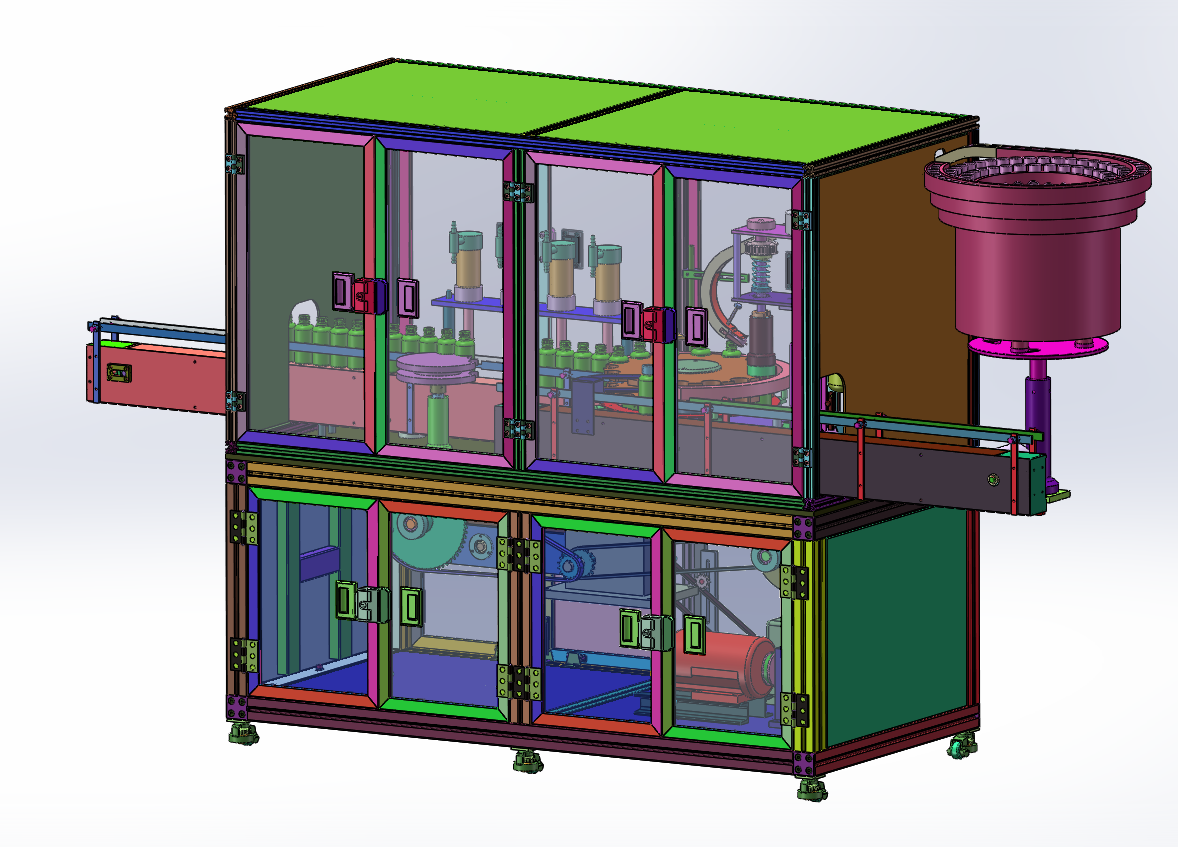 饮料灌装旋盖设备