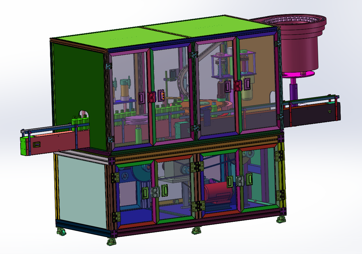饮料灌装旋盖设备