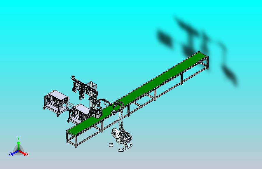 电子设备制造工厂的装配车间