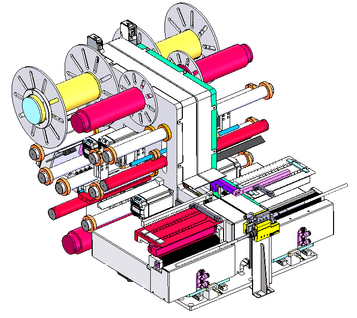12套标签卷纸机
