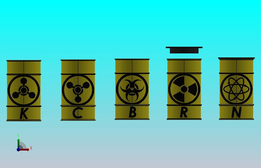 化学、生物、放射性及核有害废物桶