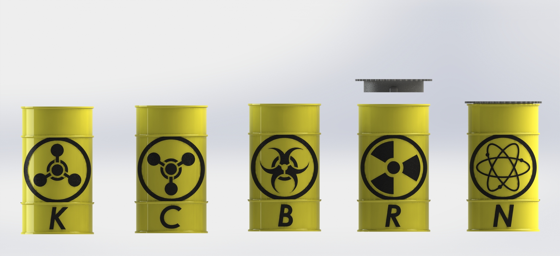 化学、生物、放射性及核有害废物桶