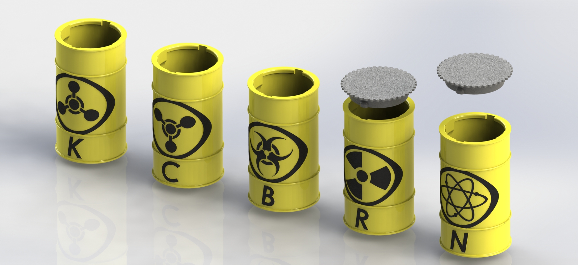 化学、生物、放射性及核有害废物桶