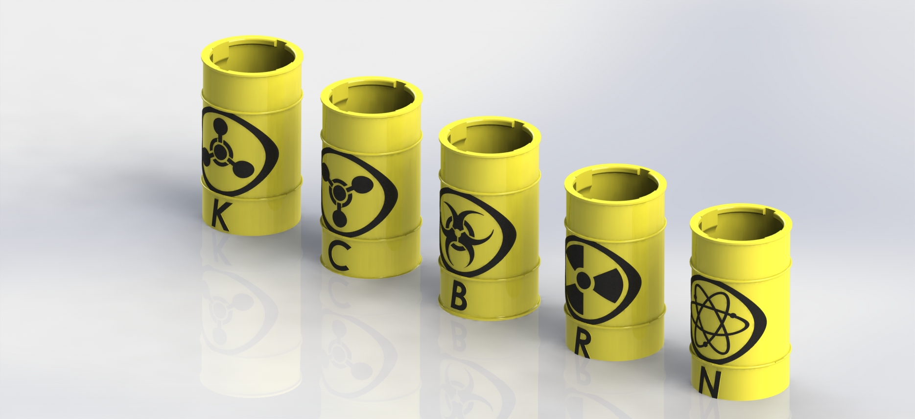 化学、生物、放射性及核有害废物桶