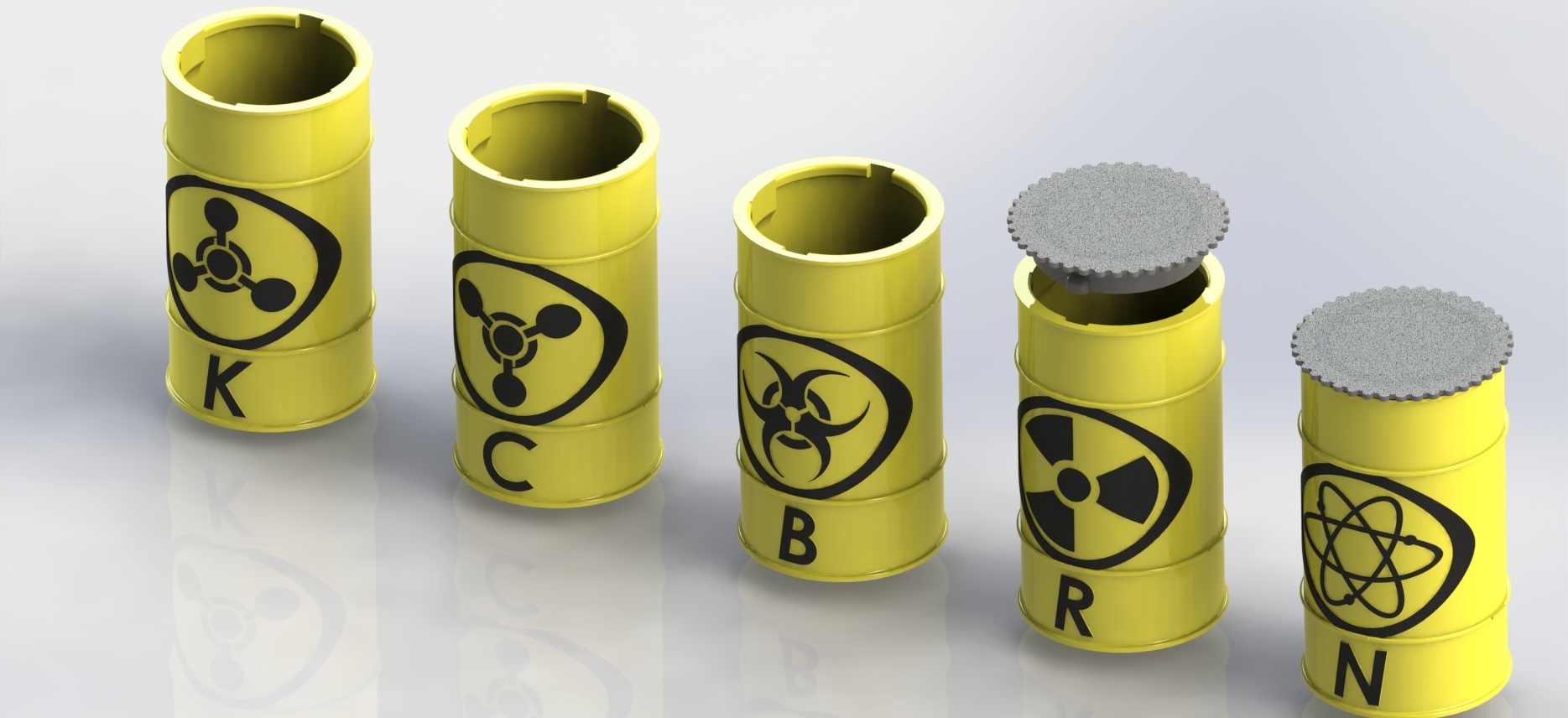 化学、生物、放射性及核有害废物桶