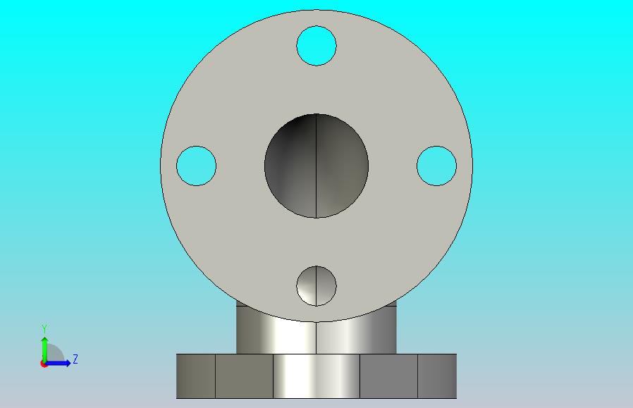 带双F的90°弯管